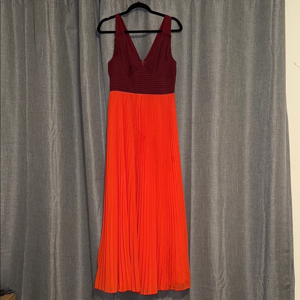 Anthropologie Moulinette Soeurs Roja Pleated Skirt Maxi Dress Size 6